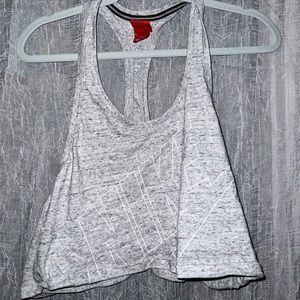Nike cropped racerback tank top